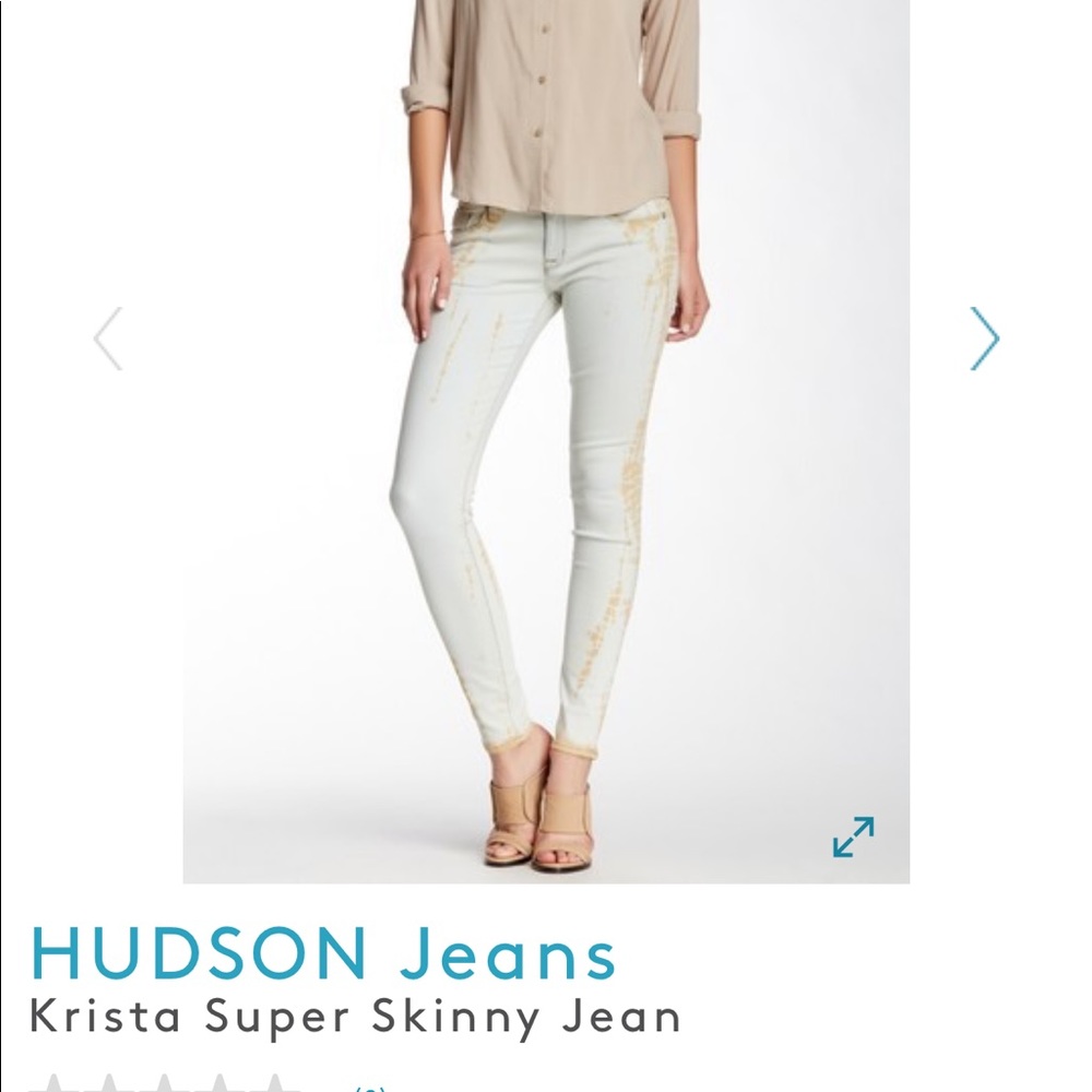 NWT Hudson jeans size 29 Krista super skinny
